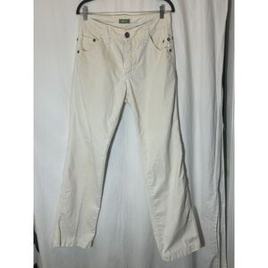 Totem Women's Cream Cargo‎ Pants Pockets Zipper Size 2 T11